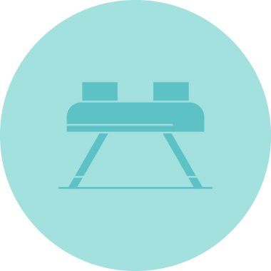 Bir bank simgesinin vektör illüstrasyonu