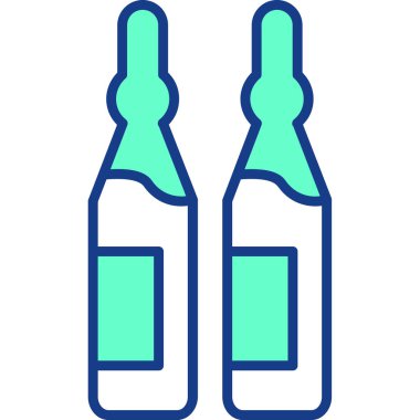 Şişe. Web simgesi basit illüstrasyon