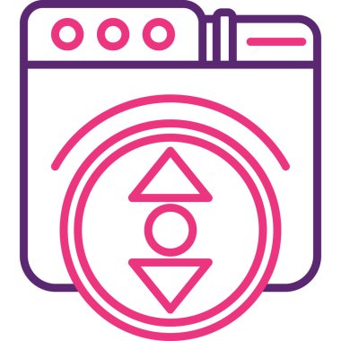 Kamera. Web simgesi basit illüstrasyon