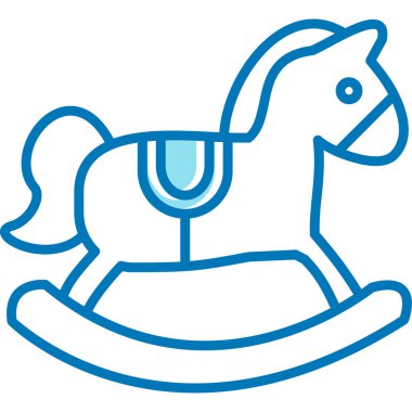 Şirin bir çizgi film simgesinin vektör çizimi