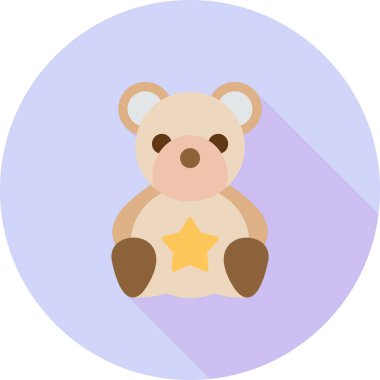 Oyuncak ayı kutsal kişilerin resmi, vektör çizim