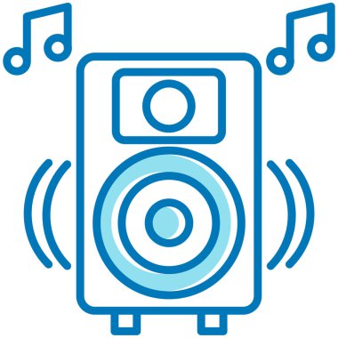 ses simgesi, basit vektör tasarımı