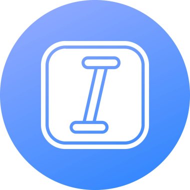 Modern b 'nin vektör illüstrasyonu eksik simgesi