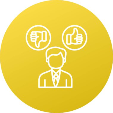 iş adamı simgesi vektör illüstrasyonu