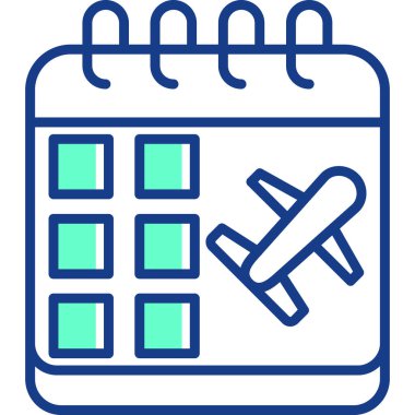 Takvim. Web simgesi basit illüstrasyon