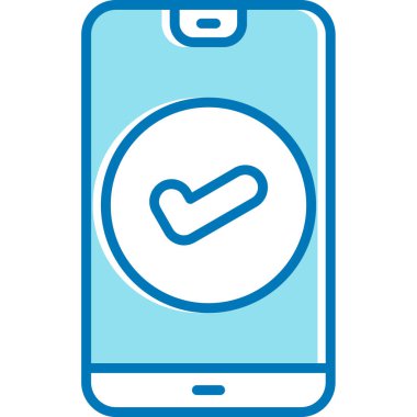 Akıllı telefon. Web simgesi basit illüstrasyon