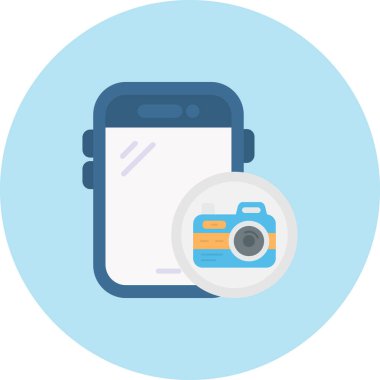 akıllı telefon düz vektör simgesi