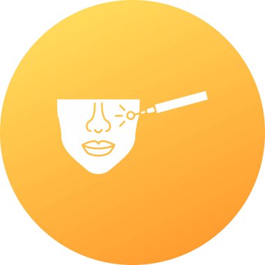 güzellik ve makyaj konsepti kadın makyajının vektör çizimi