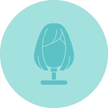 Modern kadının vektör çizimi