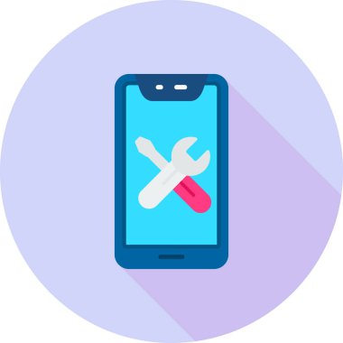 telefon simgesi, vektör illüstrasyonu