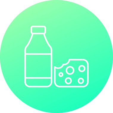 Modern gıda ikonunun vektör illüstrasyonu