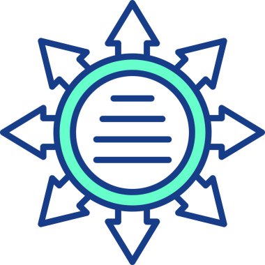 Pusula simgesi vektör resimlemesi