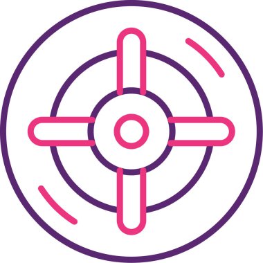 hedef simge vektör illüstrasyonu