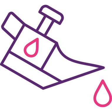 su damlası ikon vektör illüstrasyonu