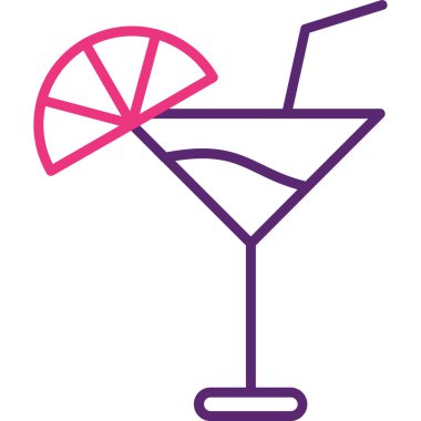 Kokteyl simgesi, web tasarımı