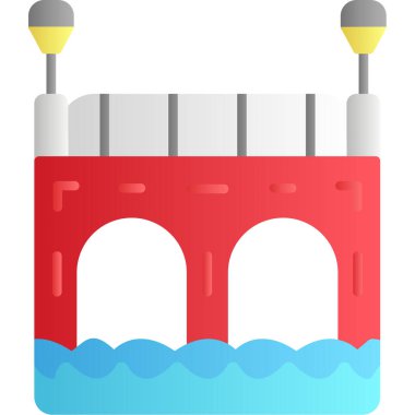 Doğum günü pastası vektör simgesi