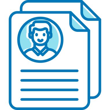 Müşteri servisi. Web simgesi basit illüstrasyon