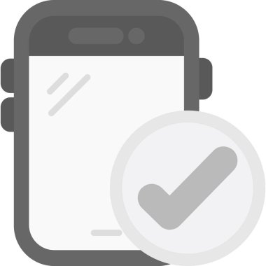 akıllı telefon simgesi vektör illüstrasyonu.