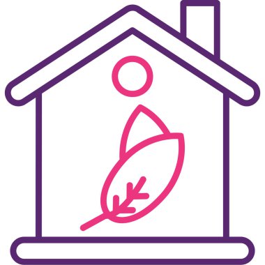 Ev web simge vektör çizim