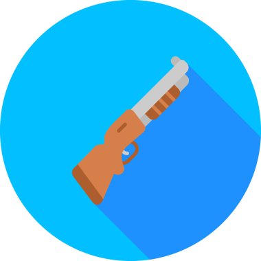 Silah. Web simgesi basit illüstrasyon