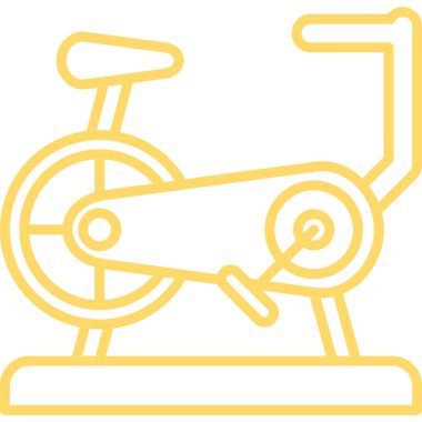 Bir bisikletin vektör çizimi