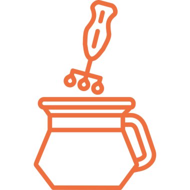 Kahve fincanı. Basit tasarım