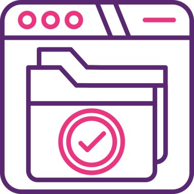 Takvim simgesinin vektör illüstrasyonu