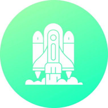 Uzay Roketi. Web simgesi