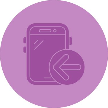 cep telefonu ikonu vektör illüstrasyonu