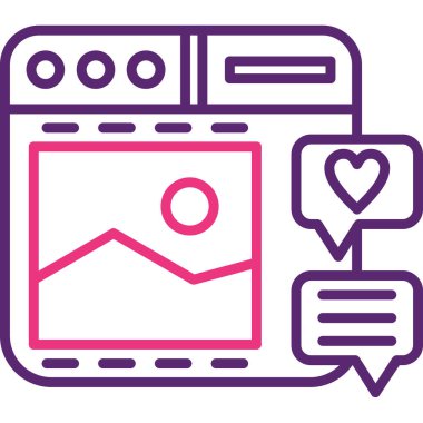 Takvim. Web simgesi basit illüstrasyon