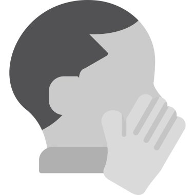 Adam baş simge, basit tarzı