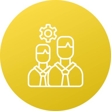 İş ve finans simgesinin vektör illüstrasyonu