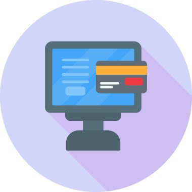 Bilgisayar. Web simgesi vektör illüstrasyonu