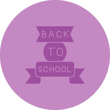 Okul web simgesi, vektör illüstrasyonuna