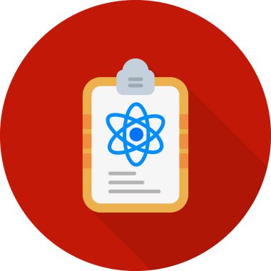 atom. Web simgesi basit tasarım