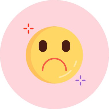 emoticon yüz ifadesi simgesi düz biçimli