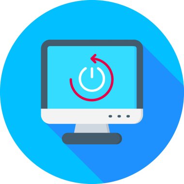 - İnternet. Web simgesi basit illüstrasyon