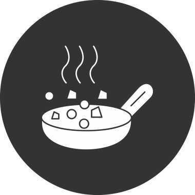 Yemek. Web simgesi basit tasarım