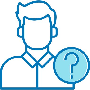 man simgesi vektör illüstrasyonu