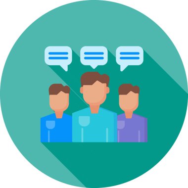 insanlar simge vektör illüstrasyonu