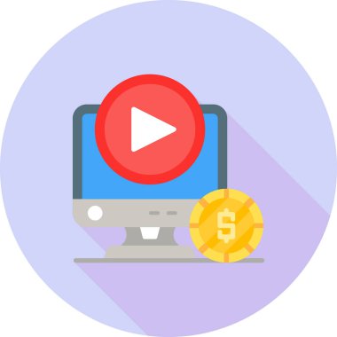 Online pazarlama. Basit tasarım