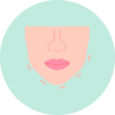 Kadın portresi. vektör illüstrasyonu