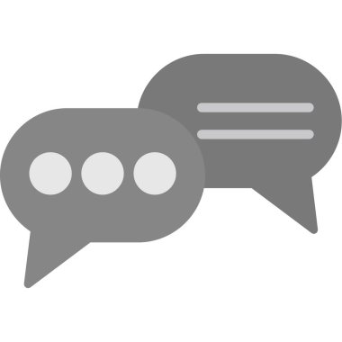 konuşma kabarcığı vektör çizimi