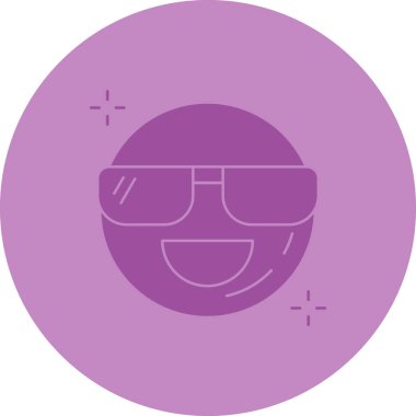 Gözlük. Web simgesi basit illüstrasyon