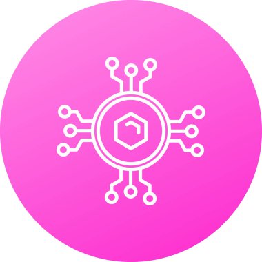 Modern eğitimin vektör illüstrasyonu, bilim simgesi