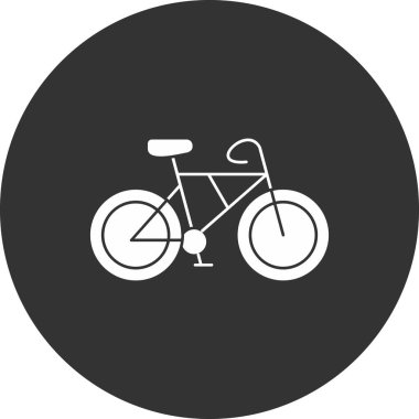 modada izole edilmiş arka planda bisiklet simgesi