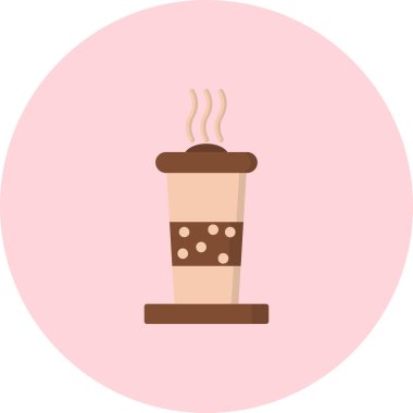 Kahve vektörü simgesi olan fincan