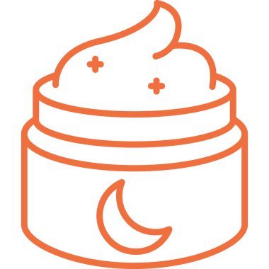 tatlı krema vektör çizgisi simgesi