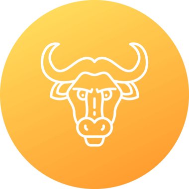 Bir boğanın vektör çizimi