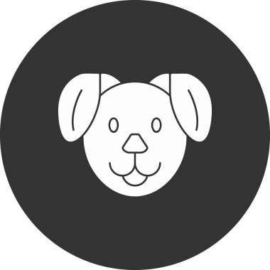 vektör köpek simgesi çizimi